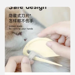 Bagong Cat Dog Comb Pet Open Knot Comb Cat Puppy Hair Shedding Grooming Trimmer Comb Blade Comb Cat Brush