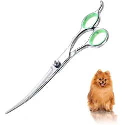 Gunting Rambut Hewan Peliharaan Grooming Stainless Steel Gunting Anjing Gunting Hewan Pemotongan Kaki Telinga Mata Rambut Pemangkasan