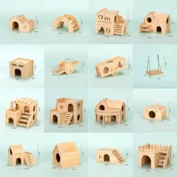 Bréagán Hamster Ábhar Nádúrtha Cobhsaí Bréagán Peataí Teach Hamster Gnáthóg Ainmhithe Beaga Teach Hamsters Corrach