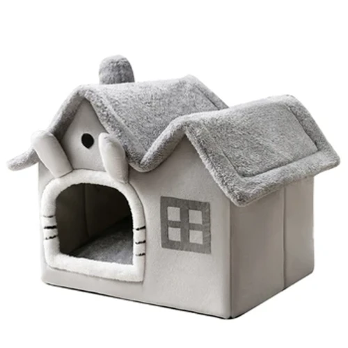 Winter Cozy House Dog Soft Nest Sleeping Cave kanggo Cat Dog Kitten Tenda Anget
