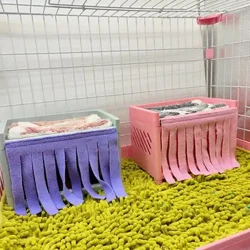 Giấu Nhà Giường Tua Rua Rèm Cửa Mềm Mại Thoải Mái Có Thể Giặt Động Vật Nhỏ Lồng Phụ Kiện Cho Chuột Lang