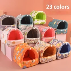 Hoạt Hình Dễ Thương Thỏ Sóc Mini Lồng Chuột Lang Tổ Động Vật Nhỏ Chuột Chuột Thú Cưng Ngủ Hamster Nhà Mùa Đông Mềm Mại Ấm Áp thảm