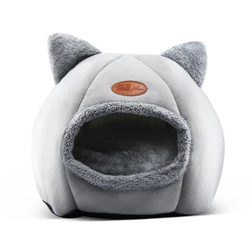 2023 Deep Sleep ComfortฤดูหนาวแมวLittleตะกร้าสำหรับแมวผลิตภัณฑ์เต็นท์สัตว์เลี้ยงCozy Caveเตียงแมวในร่มสำหรับสุนัข