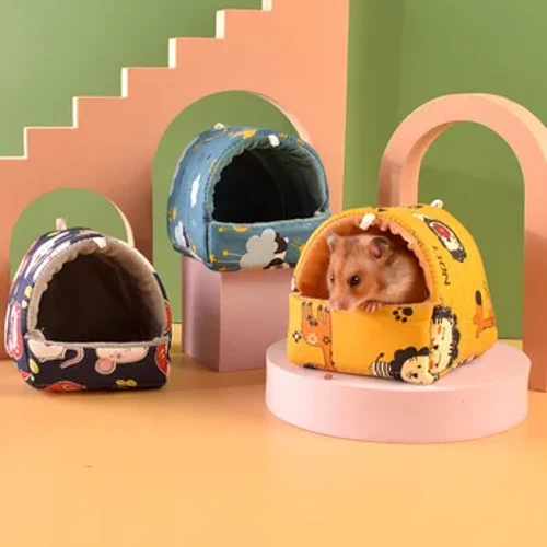 Söpö talo Marsu Fretit Pienet Eläimet Riippumatto Fretti Fretti Häkki Asusteet Sängyt Talvi Lämmin Chinchilla Mat Hamsteritalo