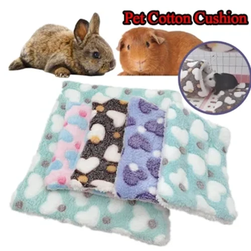 Invierno cálido pequeño conejillo de indias cama para hámster casa nido accesorios para hámster ardilla erizo conejo cama para Chinchilla estera