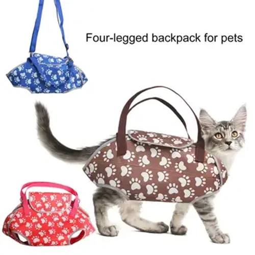 Mála Iompróir Peataí Téip ceanglóir Strap Inchoigeartaithe Priontaí gleoite Breathable Mála láimhe Taisteal Allamuigh Inaistrithe Peataí Cat Madra ag Iompar Pouch