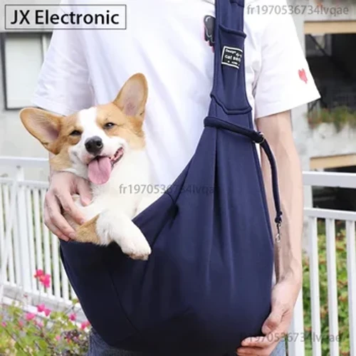 Bæretaske til kæledyr Hunde Udendørs rejse Hvalpe Skuldertasker Hunde Single Comfort Sling Håndtaske Tote Pouch Killing Corgi Transport Kæledyr