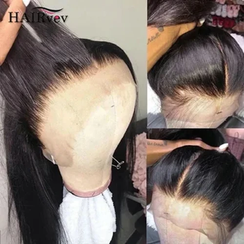 I-Bone Straight 13x4 Lace Frontal Human Hair Wigs For Women Pre Ikhishwe I-Brazilian Glueless Straight 4X4 HD I-Lace Closure Wig