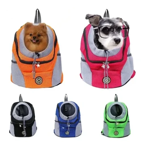 Backpack Taistil Peataí Madraí Inaistrithe Mogalra Breathable Allamuigh Cat Puppy Gualainn Dúbailte Iompróir do Mhadraí Móra Beaga Soláthairtí Peataí
