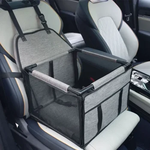 Gorchudd Sedd Car Ci Teithio Dal Dŵr Cludwyr Cŵn Anifeiliaid Anwes Bag Cludo Hammock Ci Basged Sedd Car ar gyfer Cŵn Bach Canolig