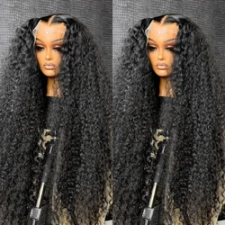 Parrucca frontale in pizzo 250% onda profonda 13x6 HD Parrucche frontali in pizzo per le donne Parrucca per capelli umani ricci trasparenti con onda di acqua brasiliana