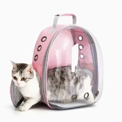 Phi hành gia Window Dog Cat Carrier Ba lô trong suốt thoáng khí Túi du lịch thú cưng