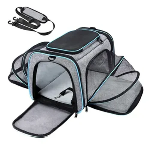Déier Carrier Rucksack Portable Atembar ausklappbar Schëllerbeutel Kaz Hond Carrier Bags Ausgang Rees Hausdéieren Handtasche Transportbeutel