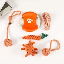 Caracatiță de mestecat din bumbac Antrenament pentru curățarea dinților molari, articole interactive pentru cățeluși, pentru câini, jucării pentru câini, accesorii pentru animale de companie, jucărie de mestecat pentru câini