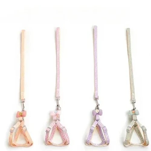 Tali ng alagang hayop: maliit at katamtamang laki ng mga aso, aso, harness, cartoon cat leashes, collars, anti-off, summer dog leashes