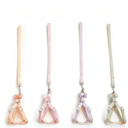 Tali ng alagang hayop: maliit at katamtamang laki ng mga aso, aso, harness, cartoon cat leashes, collars, anti-off, summer dog leashes