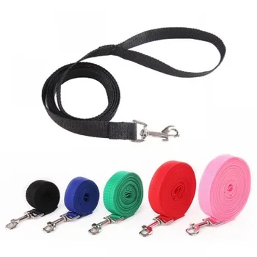 Lesă pentru câini de companie Lesă de nailon pentru câini de talie mică, mijlocie, pisici, cățeluș, mers, alergare, lesă, accesorii pentru animale de companie-1,5 m, 1,8 m, 3 m, 4,5 m, 6 m lungime