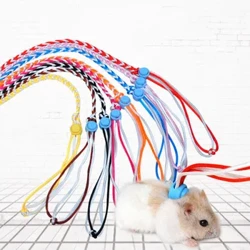 1,4 m 2,0 m reguleeritav lemmiklooma hamstri rihm Rakmed tross Gerbil Puuvillane trossirihm plii kaelarihm rotihiire hamstri lemmiklooma puuri rihm