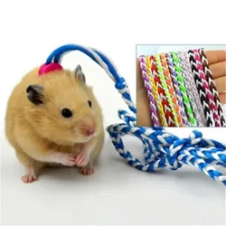 1,4 m 2,0 m hamster ajustabil pentru animale de companie frânghie frânghie gerbil frânghie bumbac guler de plumb pentru șobolan șoarece hamster lesă cușcă pentru animale de companie