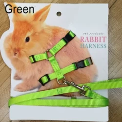 Pet Rabbit Harness Soft Lash Corde de traction de lapin réglable pour faire fonctionner SAL99 à pied