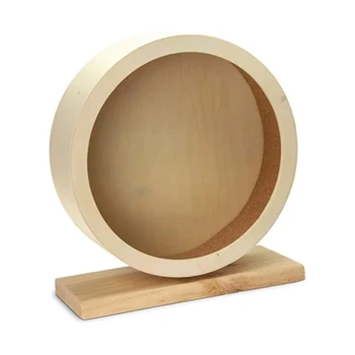 Jogging Exercise Cage Hamster Roller Wheel Rotatory Natural Wood Pet Toys Pet Supplies Tahimik na Tumatakbo para sa Hamsters Mice
