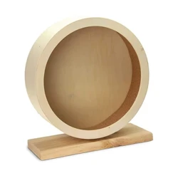 Chạy Bộ Tập Thể Dục Lồng Hamster Con Lăn Bánh Xe Xoay Gỗ Tự Nhiên Đồ Chơi Thú Cưng Đồ Thú Cưng Chạy Im Lặng Cho Chuột Đồng Chuột
