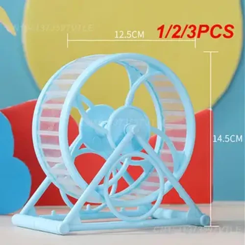 1/2/3PCS Roda Hamster Operasi Tenang Mainan Kekanak-kanakan Roller Hamster Mainan Hamster Jogging Roda Latihan Gampang Diganti