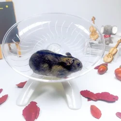 1 PCS Pet Hamster Flying Saucer Exercise Squirrel Wheel Hamster Mouse Running Disc Rat Laruang Maliit na Mga Accessory ng Hayop