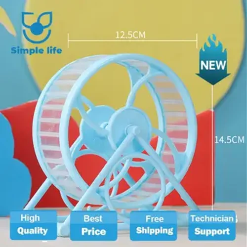 Hamster Wheel Malaking Alagang Hayop Jogging Hamster Sports Running Wheel Hamster Cage Accessories Mga Laruan Maliit na Hayop Exercise Pet Supplies