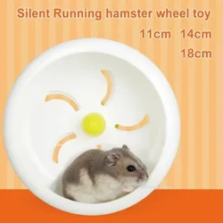 11-18cm Hamsters Wheel Silent Spinner Pets Running Sports Exercise Chinchilla Wheel Pet Accessories para sa Gerbils Exercise Wheels
