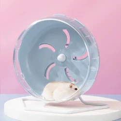 Supertysta hamster träningshjul Tyst spinner hamster löphjul med justerbart stativ för hamstrar Gerbils Möss