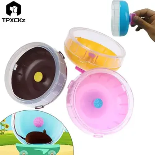 1 Pcs 11 Cm Hamster Roda Hewan Kecil Running Disc Mainan Lucu Plastik Jogging Roda Latihan Kandang Pet Aksesoris