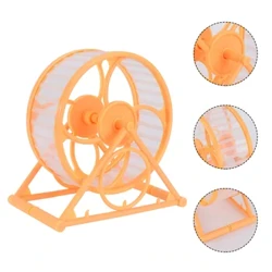 Hamster thú cưng nhỏ Chạy đồ chơi thể dục Guinea Pig Bánh xe chạy bộ bằng nhựa