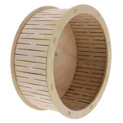 Gỗ Tắt Tiếng Hamster Chạy Bánh Xe Chinchilla Hamster Bánh Xe Đồ Chơi Thể Thao Bằng Gỗ Chạy Bánh Xe Tập Thể Dục Đồ Chơi