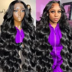 250% Body Wave mežģīnes priekšpusē cilvēku matu parūkas Brazīlijas ūdens vilnis 13x6 HD mežģīnes frontālas parūkas 5x5 aizdares bez līmes parūka, gatava valkāšanai