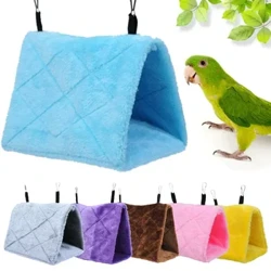 Cages Parrot Pet Bird Éan Te Hammock Leaba Phuball Crochta le haghaidh Éan Codlata Maisiú Cage Éan Accessories Teach Éan Nead Éan