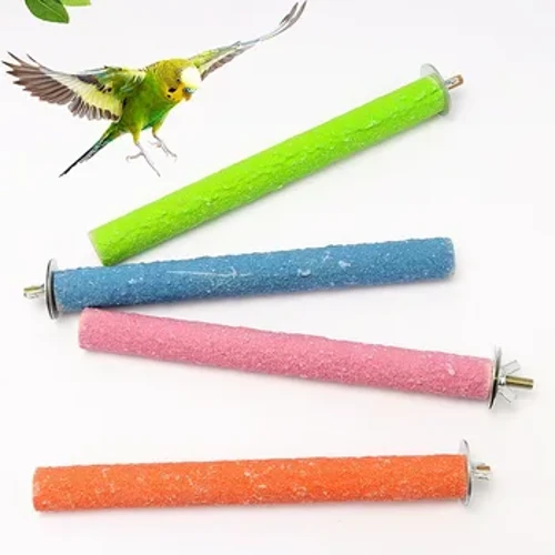 Adar Crafanc Beak Malu Bar Ffon Sefydlog Gorsaf Parot Pole Adar Cyflenwadau Parot Malu Stand Crafangau Cawell Affeithwyr