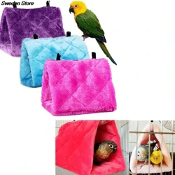1Pc Pet Hamster Keýj Öýi Asylan höwürtge tutujy Parakeet Budgie Kockatiel armyly düşek çybyk Hammok guş gyş oýunjaklary