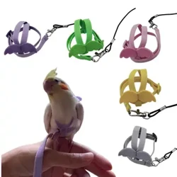 Parrot Bird Flying Traction Rope Stranss Регулируема свръхлека Parrot Harness Изходяща каишка с удобна дръжка