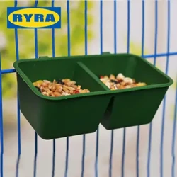 Nhựa Chim Khay Đựng Thức Ăn Dày Chim Sản Phẩm Làm Sạch Động Vật Nhỏ Ăn Bát Đa Năng Vẹt Bồn Tắm Cho Lồng Động Vật Lồng