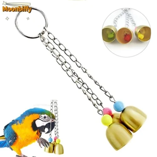 1st Pet Parrot Bell leksaker Färgglada ihåliga rullklocka Ball Fågelleksak Parakit Papegoja Tuggbur Roliga leksaker Pet Fågeltillbehör