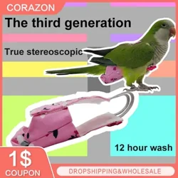 Cotton Parrot Diaper With Bowtie Cute Colorful Fruit Floral Cockatiel Pigeons Medium Pet Birds Flight Suit Damit na puwedeng hugasan