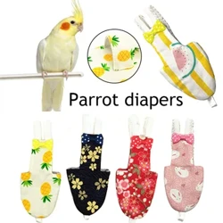 Pants ffisiolegol Adar Diapers Adar Colomennod Hedfan Siwtiau Parot Diapers Cyflenwadau Anifeiliaid Anwes Cyfforddus Anadlu Cyfeillgar i'r Croen