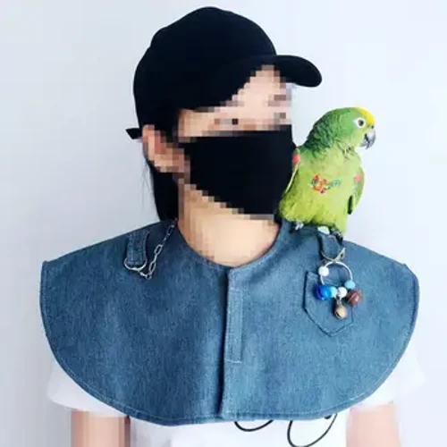 Papagei Anti-Schrack Schëller Protector Hang Bird Knöchel a Spillsaachen Multi-Funktioun Hausdéier Pad Diaper Shawl fir Kleng Medium