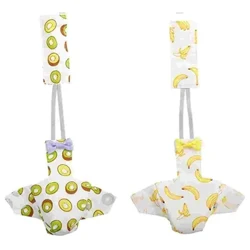 2 Pcs Kiwi Parrot Popok Perlengkapan Burung Terbang Sandhangan Pisang Breathable Pet Popok Burung