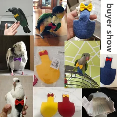 Bird Parrot Diaper Flight Suit Nappy Clothes para sa Green Cheek Conure Parakeet Cockatiels Pigeons Medium Malaking Alagang Ibon