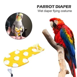 Éadaí Éan Diaper Peata Úim Parrot Rópa Tarraingt Éadaí Eitilte Peataí Inchoigeartaithe Éadaí Strap Amach Téad Parrot Úim Téad Peataí