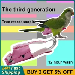 1PCS Cute Washable Adorable Washable Pet Bird Diapers Bird Outfit Beschtverkaafte Funktionell Faarweg Haltbar Praktesch Flight Suit