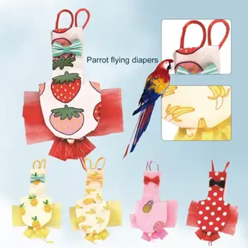 ʻO ka diaper Parrot me ke kuʻekuʻe ʻaʻahu ʻoluʻolu ʻoluʻolu o nā hua ʻala ʻoluʻolu ʻo Cockatiel Pigeons Manu ʻaʻahu ʻaʻahu pulupulu ʻaʻahu lele ʻaʻahu napi для попугаев