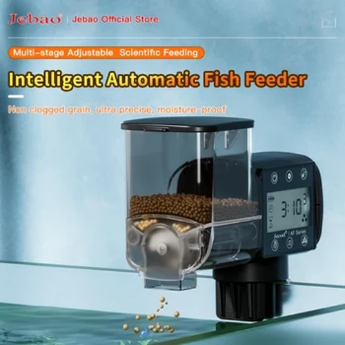 Jebao Jecod New Aquarium Fish Tank Feeder Intelligent Automatic Feeder Digital Timing Wifi Trådløs fjernkontroll Fiskefôring